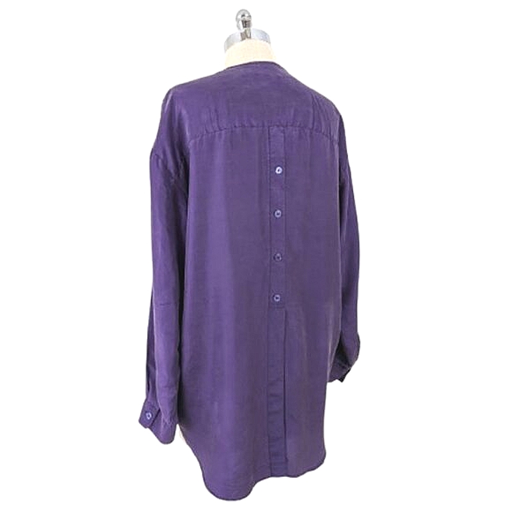 vintage 80's oversized silk blouse